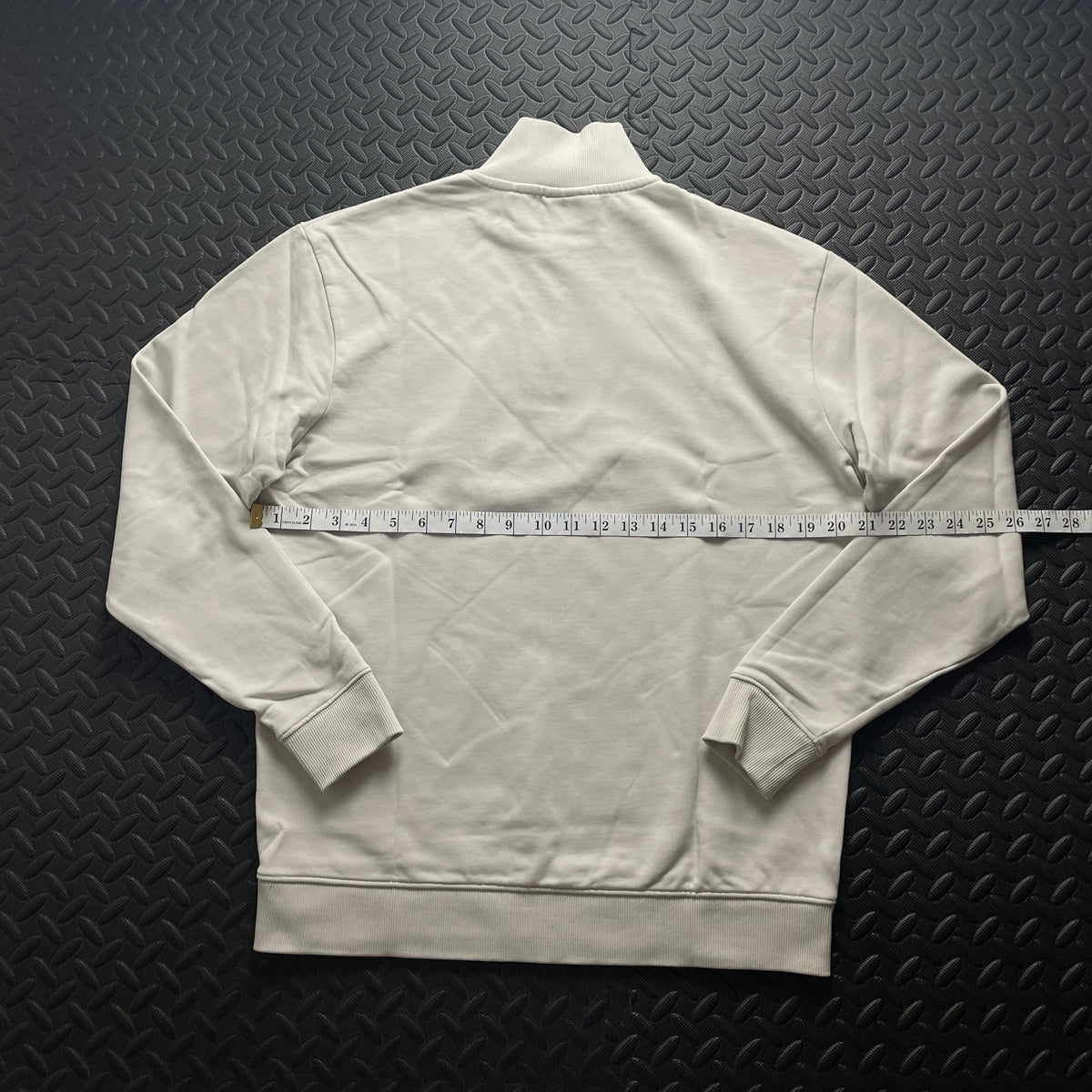 Hugo Boss Cream 1/4 Zip Sweatshirt | Mens Classic Fit S / 3692