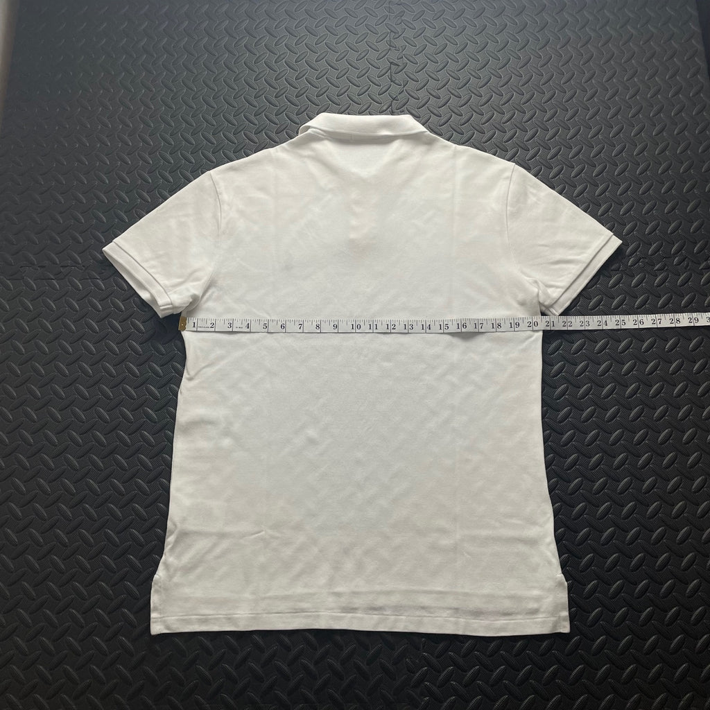 Ralph Lauren White Polo Shirt | Men’s Slim Fit L / 3648