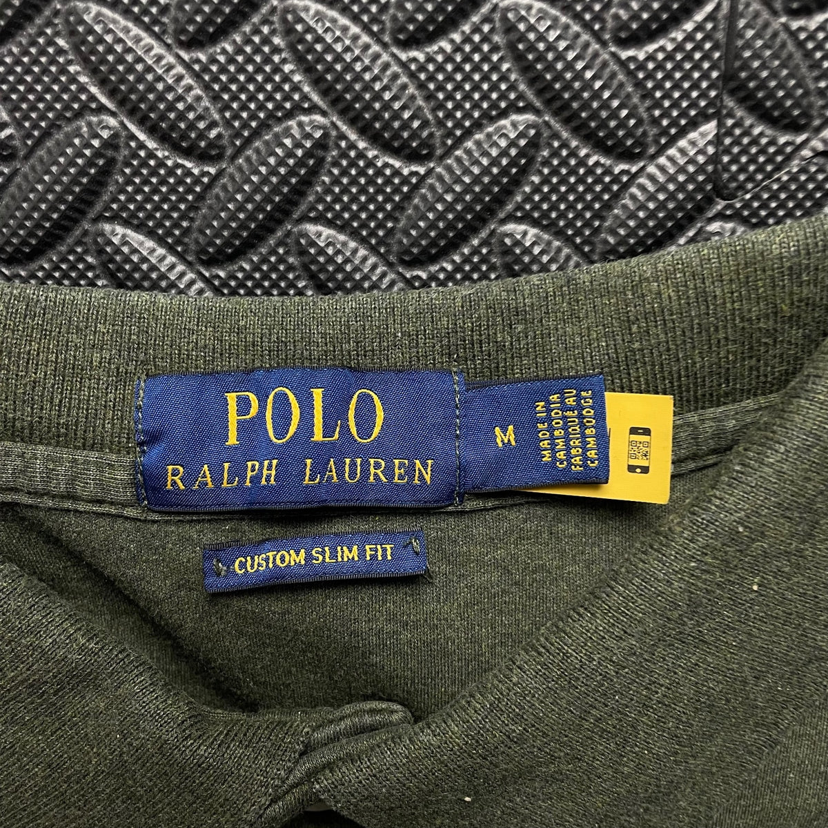 Ralph Lauren Khaki Polo Shirt | Men’s Custom Slim Fit M / 3608