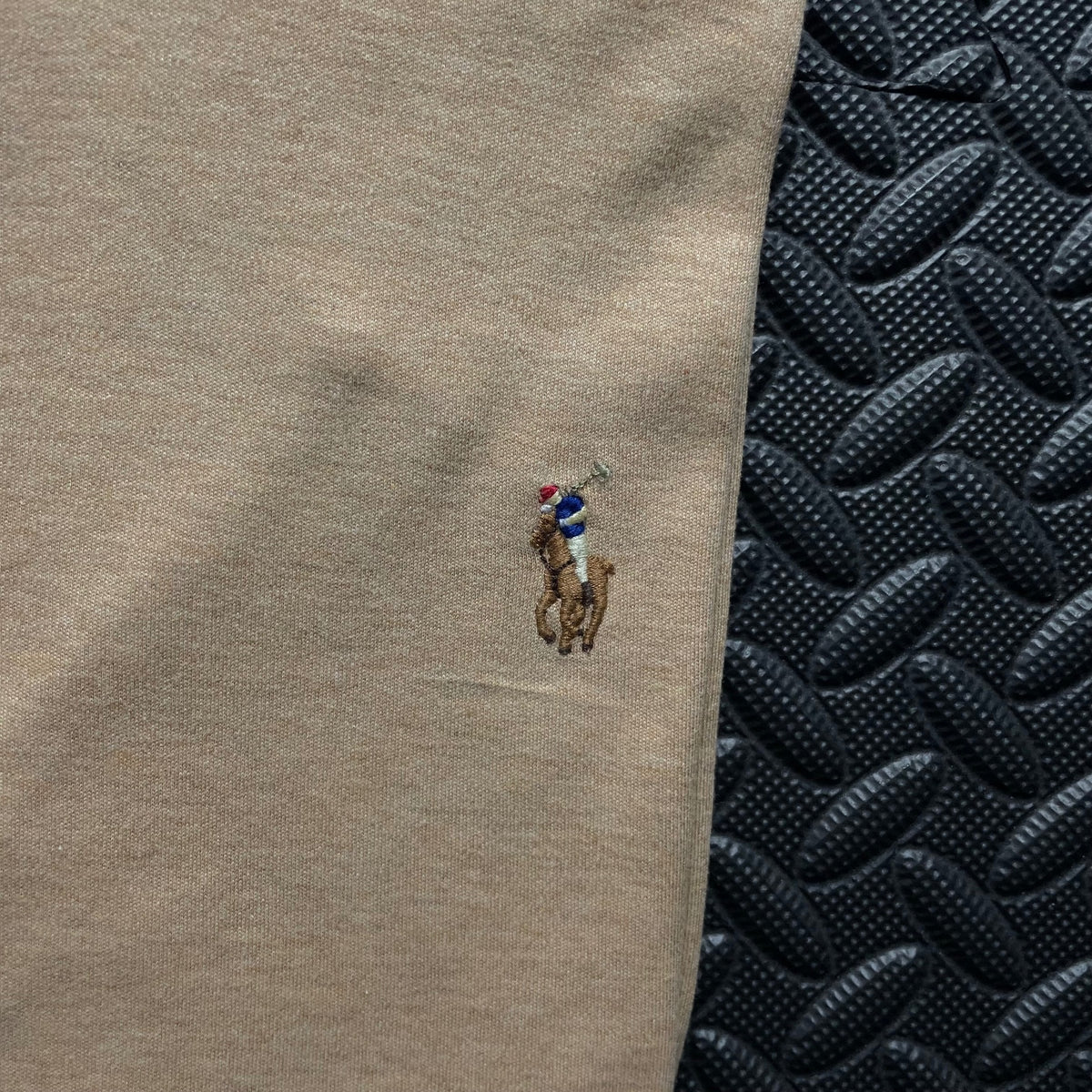Ralph Lauren Beige Polo Shirt | Men’s Custom Slim Fit L / 3617