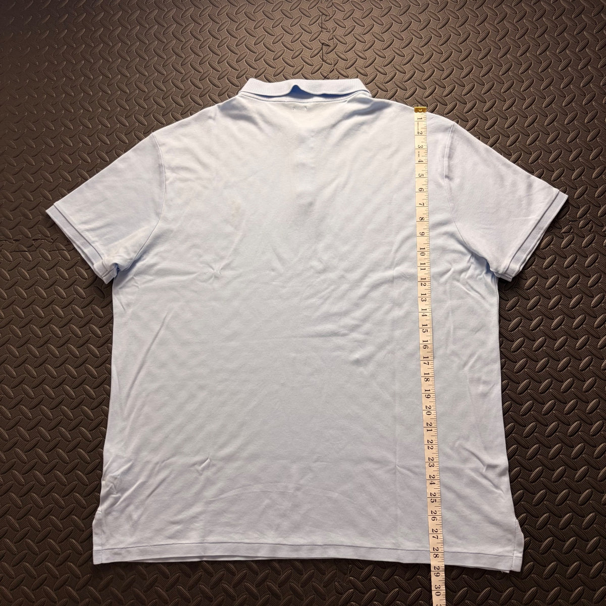 Ralph Lauren Light Blue Polo Shirt | Men’s Slim Fit XXL / 3855