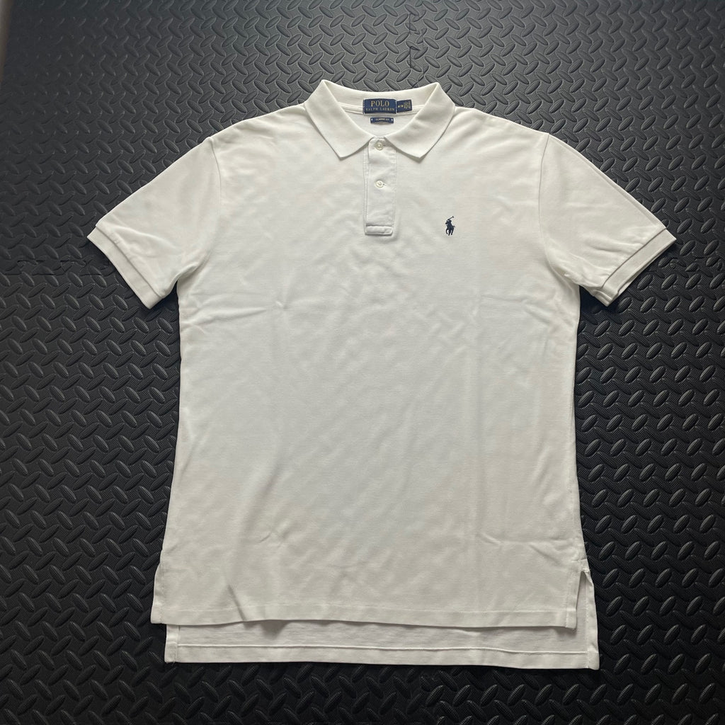 Ralph Lauren White Polo Shirt | Men’s Classic Fit M / 3645