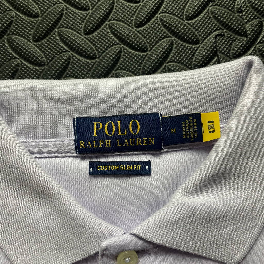 Ralph Lauren Lilac Polo Shirt | Men’s Custom Slim Fit M / 3630