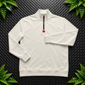 Hugo Boss Cream 1/4 Zip Sweatshirt | Mens Classic Fit S / 3692