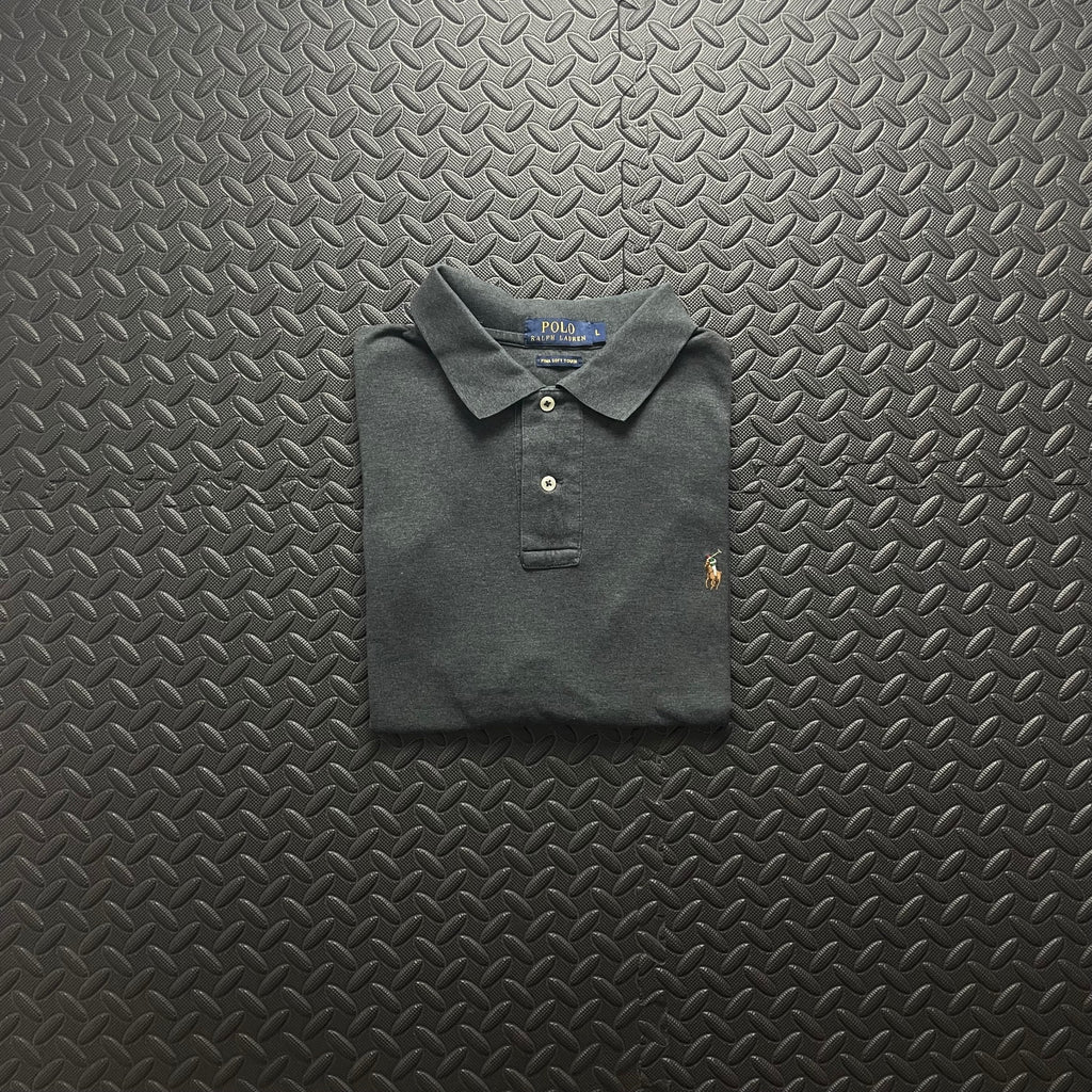 Ralph Lauren Grey Polo Shirt | Men’s Classic Fit L / 3431