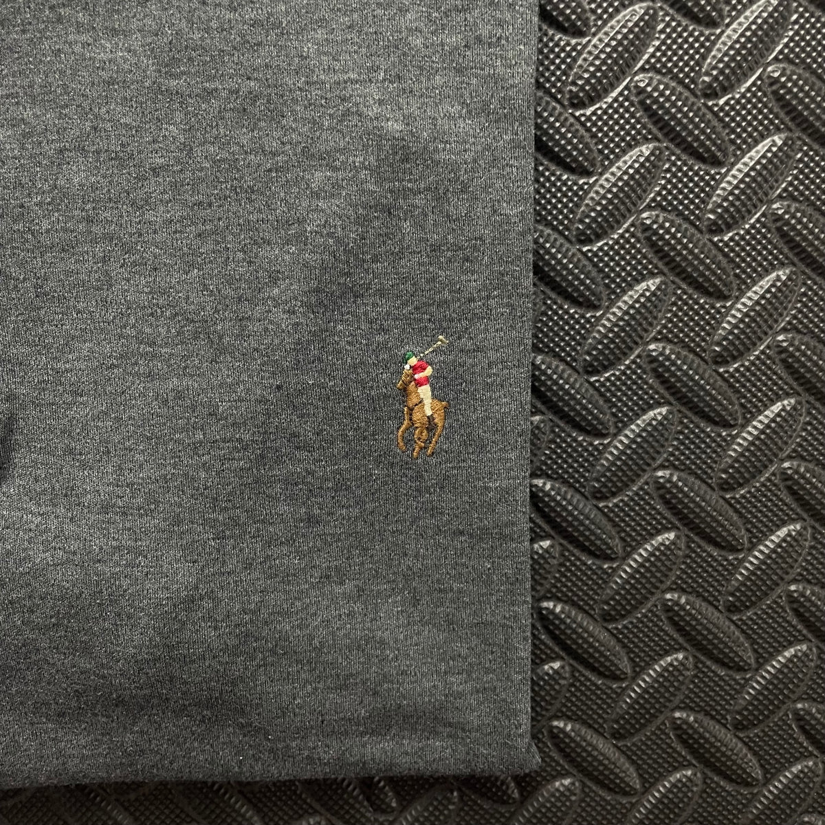 Ralph Lauren Grey Polo Shirt | Men’s Slim Fit L / 3621