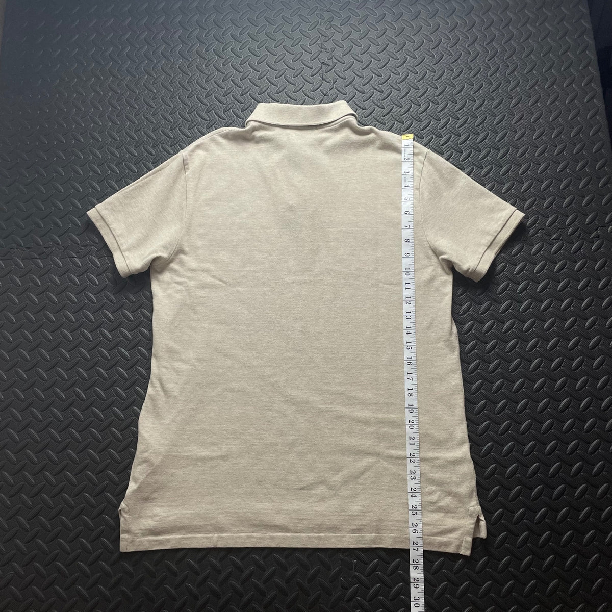 Ralph Lauren Beige Polo Shirt | Men’s Slim Fit L