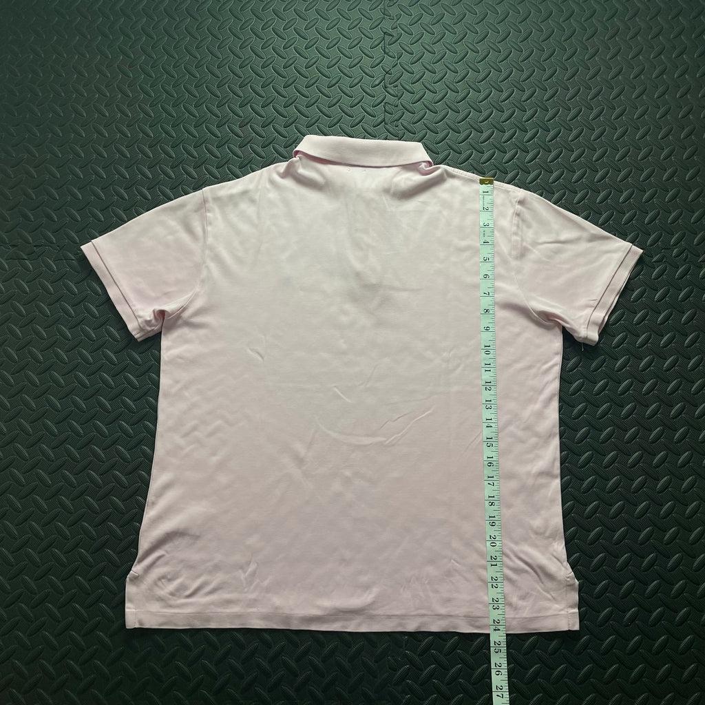 Ralph Lauren Rose Pink Polo Shirt | Men’s Slim Fit L / 3435
