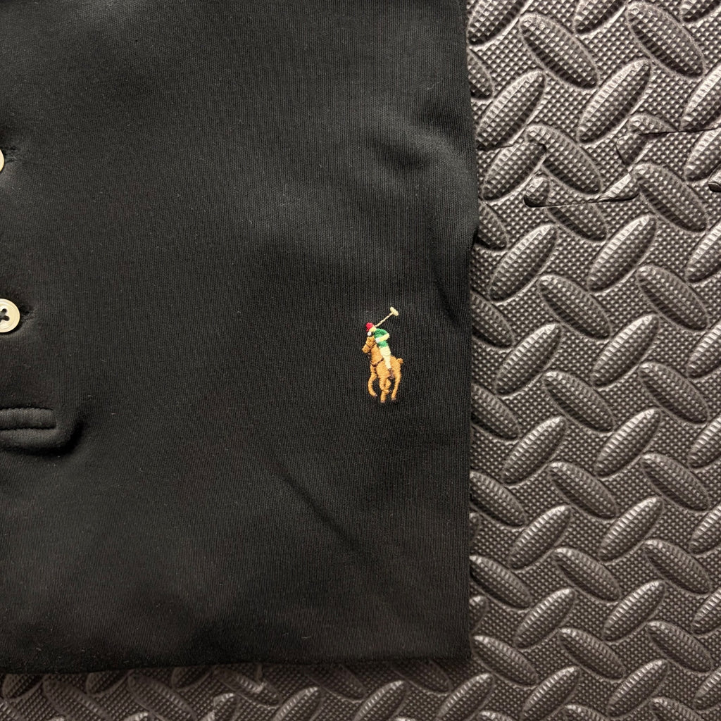 Ralph Lauren Black Polo Shirt | Men’s Slim Fit XL / 3818