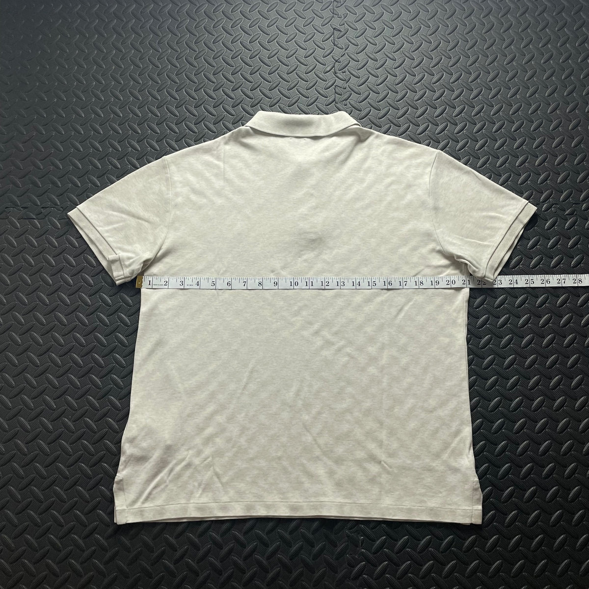 Ralph Lauren Cream Polo Shirt | Men’s Slim Fit L / 3629
