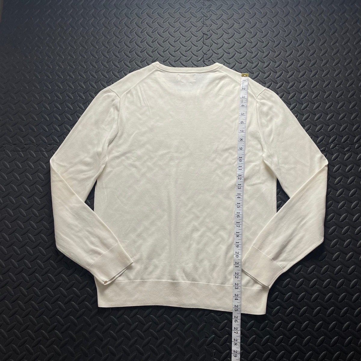 Ralph Lauren Cream Crewneck Jumper | Men’s Slim Fit S / 3767