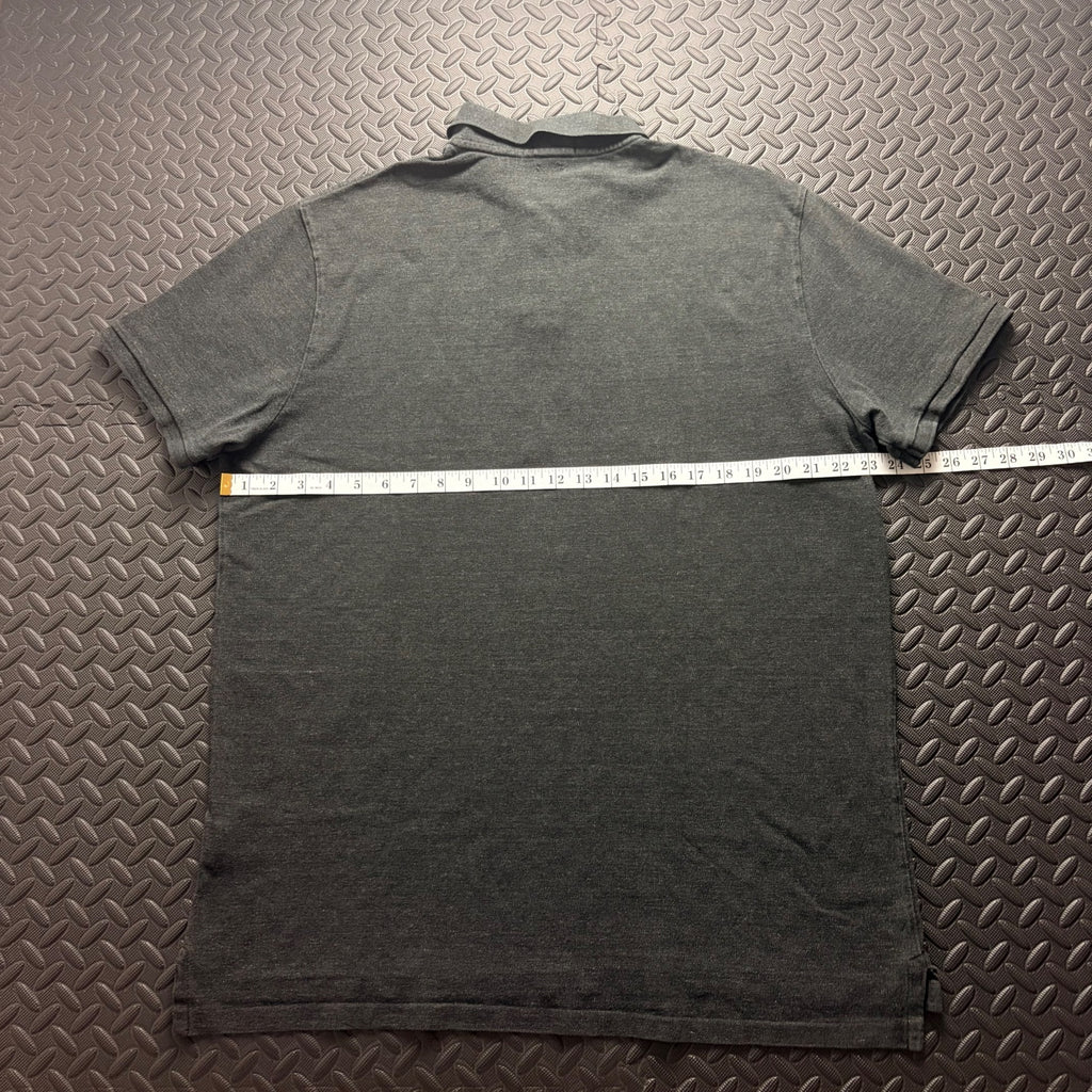 Ralph Lauren Grey Polo Shirt | Men’s Slim Fit XXL / 3827
