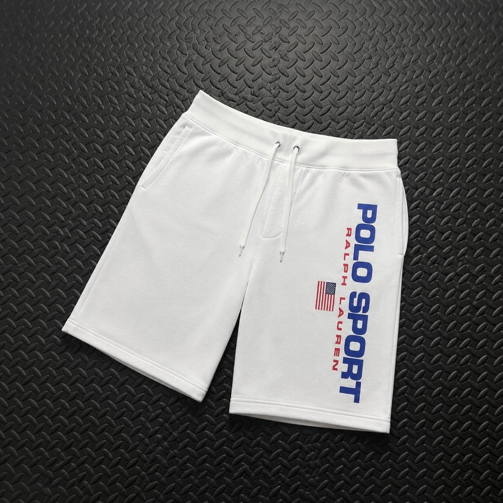 Ralph Lauren White Polo Sport Shorts | Men’s S