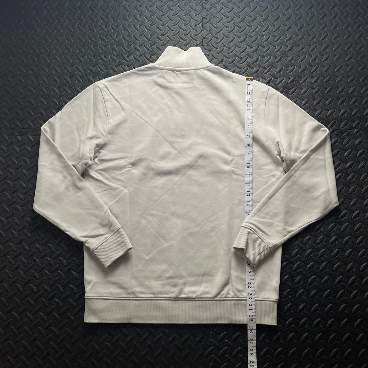 Hugo Boss Cream 1/4 Zip Sweatshirt | Mens Classic Fit S / 3692
