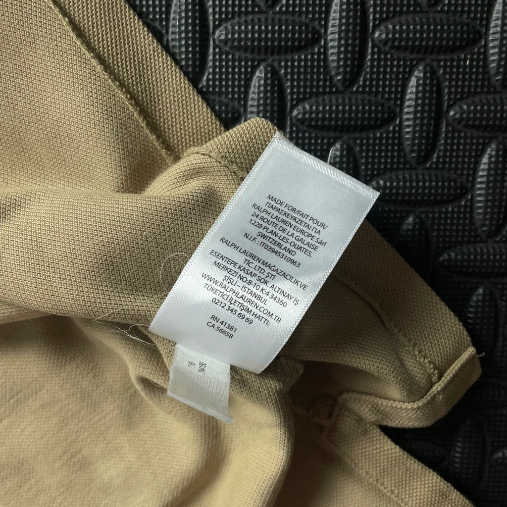 Ralph Lauren Brown Polo Shirt | Men’s Custom Slim Fit L / 3414