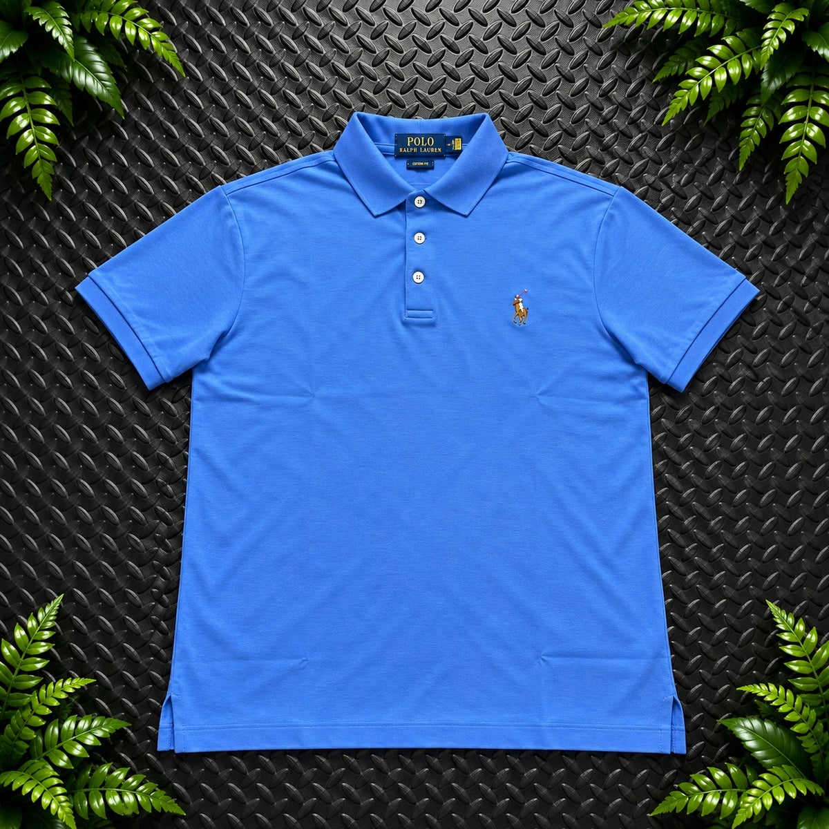 Ralph Lauren Blue Polo Shirt | Men’s Slim Fit M / 3707
