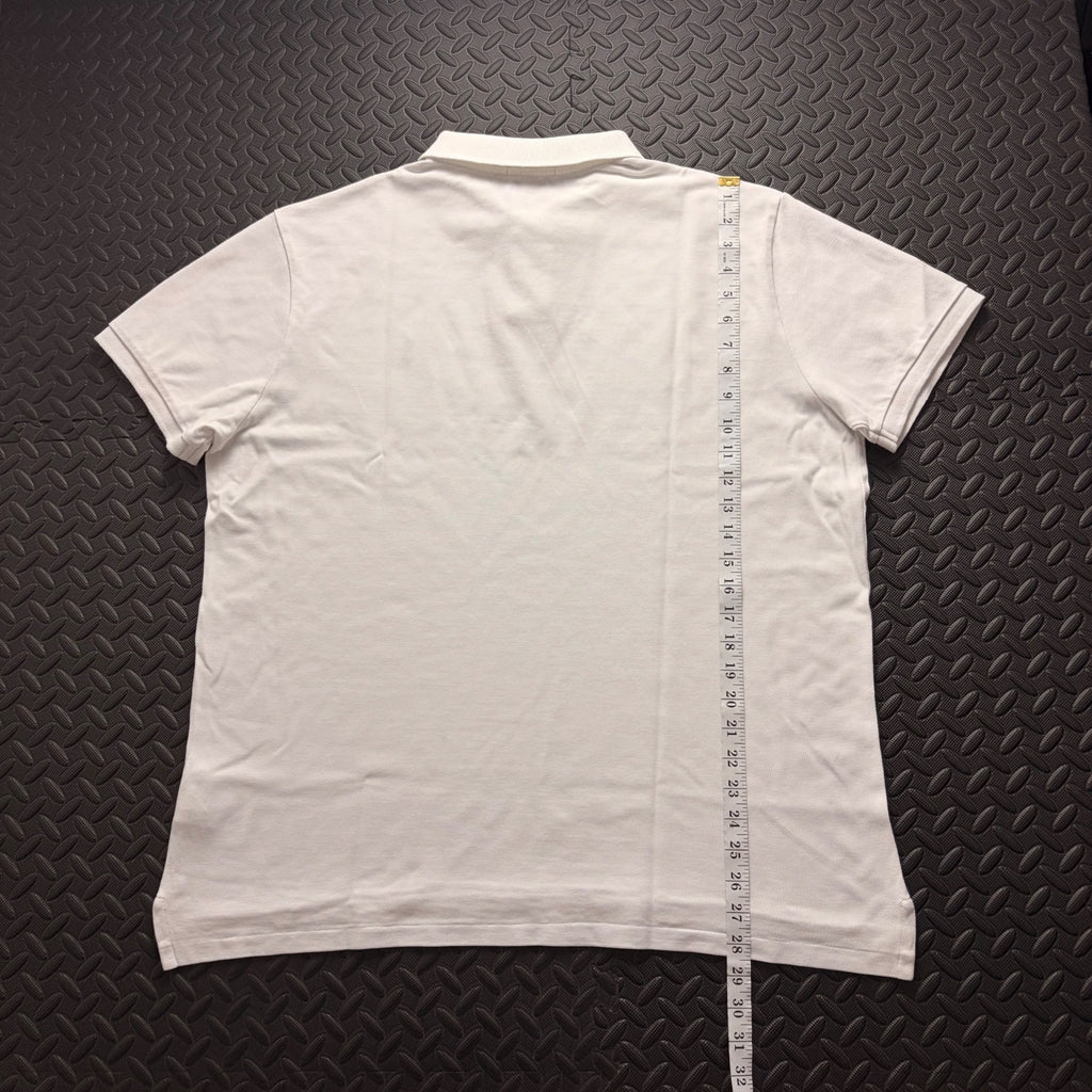 Ralph Lauren White Polo Shirt | Men’s Slim Fit XXL / 3821