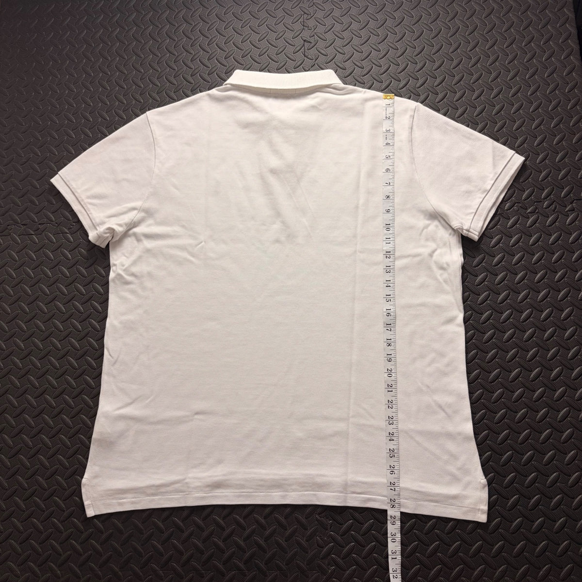 Ralph Lauren White Polo Shirt | Men’s Slim Fit XXL / 3821