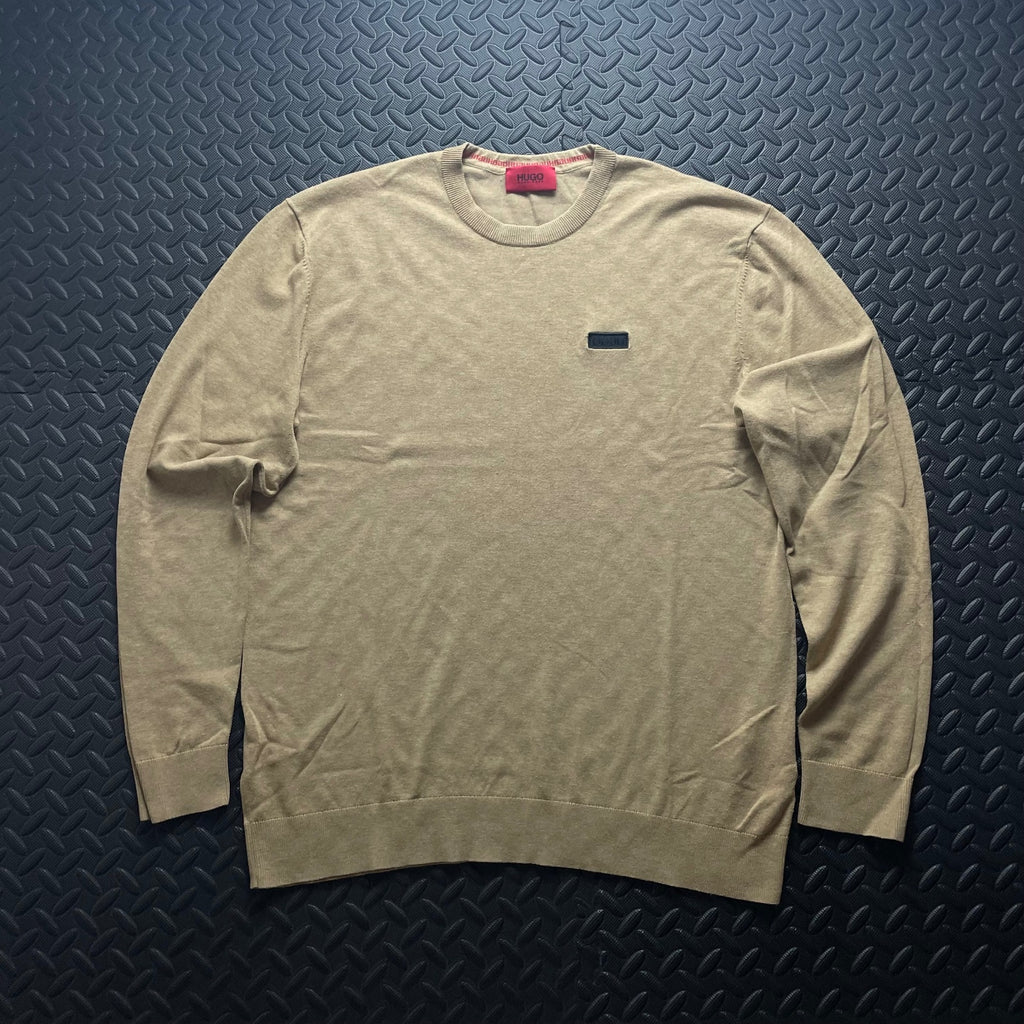 Hugo Boss Beige Crewneck Jumper | Men’s M / 3690