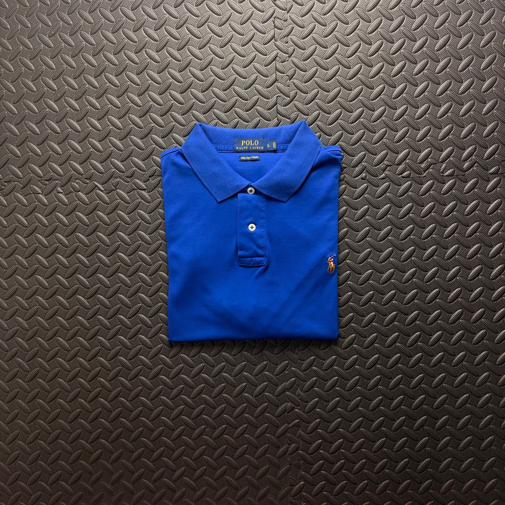Ralph Lauren Blue Polo Shirt | Men’s Classic Fit L / 3851