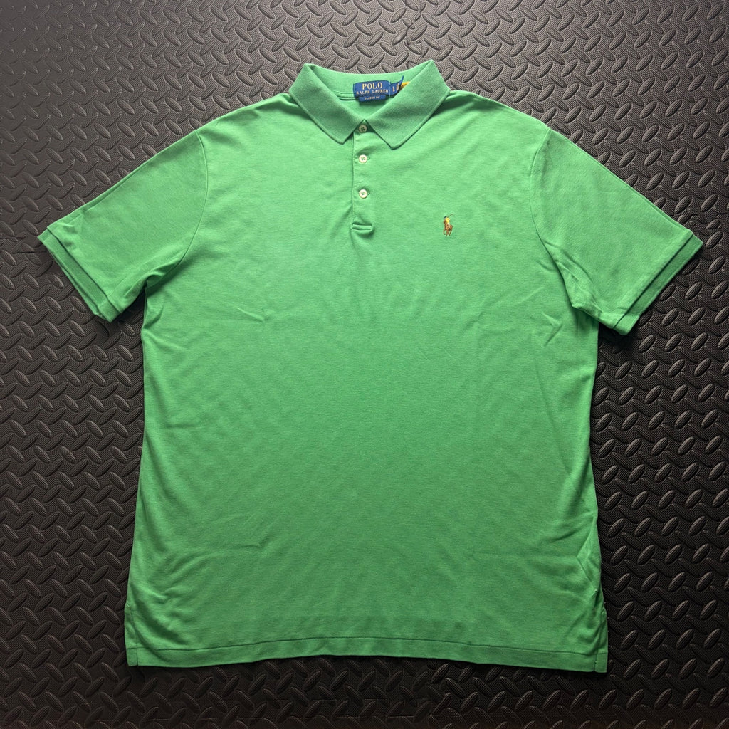 Ralph Lauren Green Polo Shirt | Men’s Classic Fit L / 3868