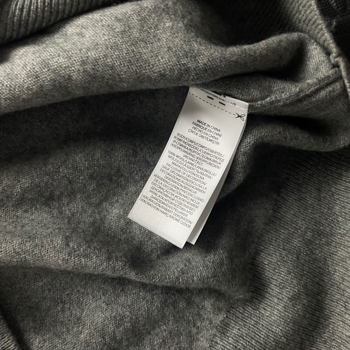 Ralph Lauren Grey Wool 1/4 Zip Jumper | Men’s XXL / 3790
