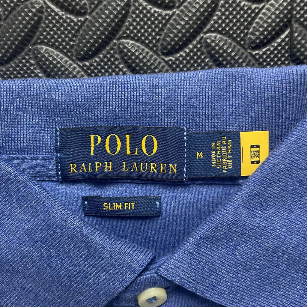 Ralph Lauren Blue Polo Shirt | Men’s Slim Fit M / 3405