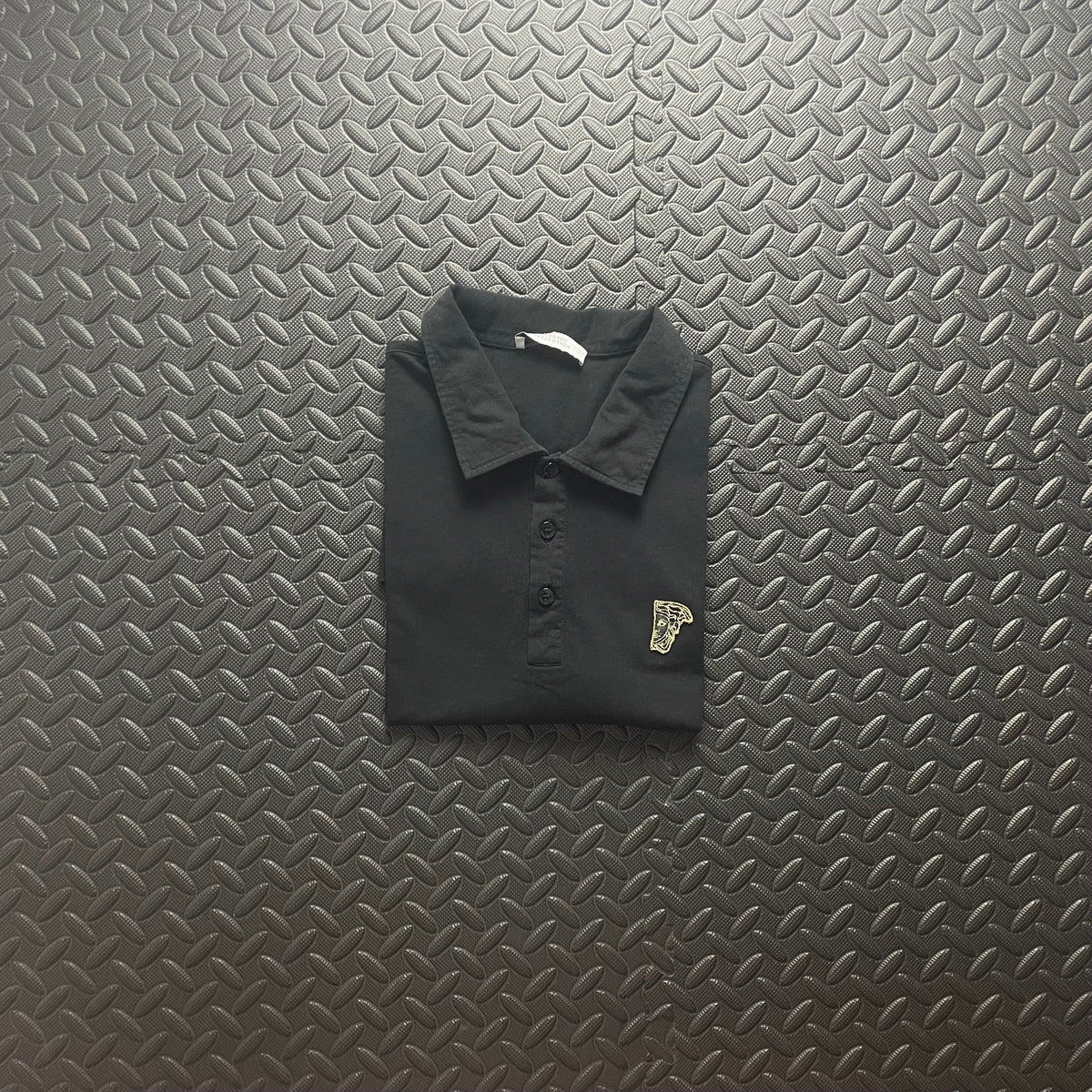 Versace Collection Black Polo Shirt | Men’s S / 3407
