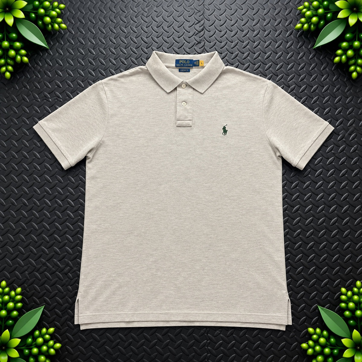 Ralph Lauren Beige Polo Shirt | Men’s Classic Fit XL / 3660