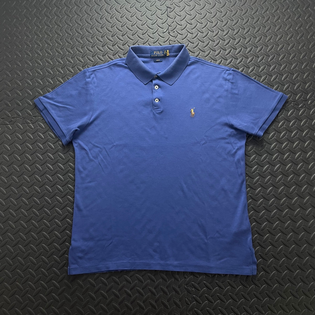 Ralph Lauren Blue Polo Shirt | Men’s Slim Fit L / 3694