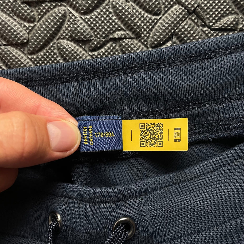 Ralph Lauren Navy Shorts | Men’s S | Double Knit Jogger