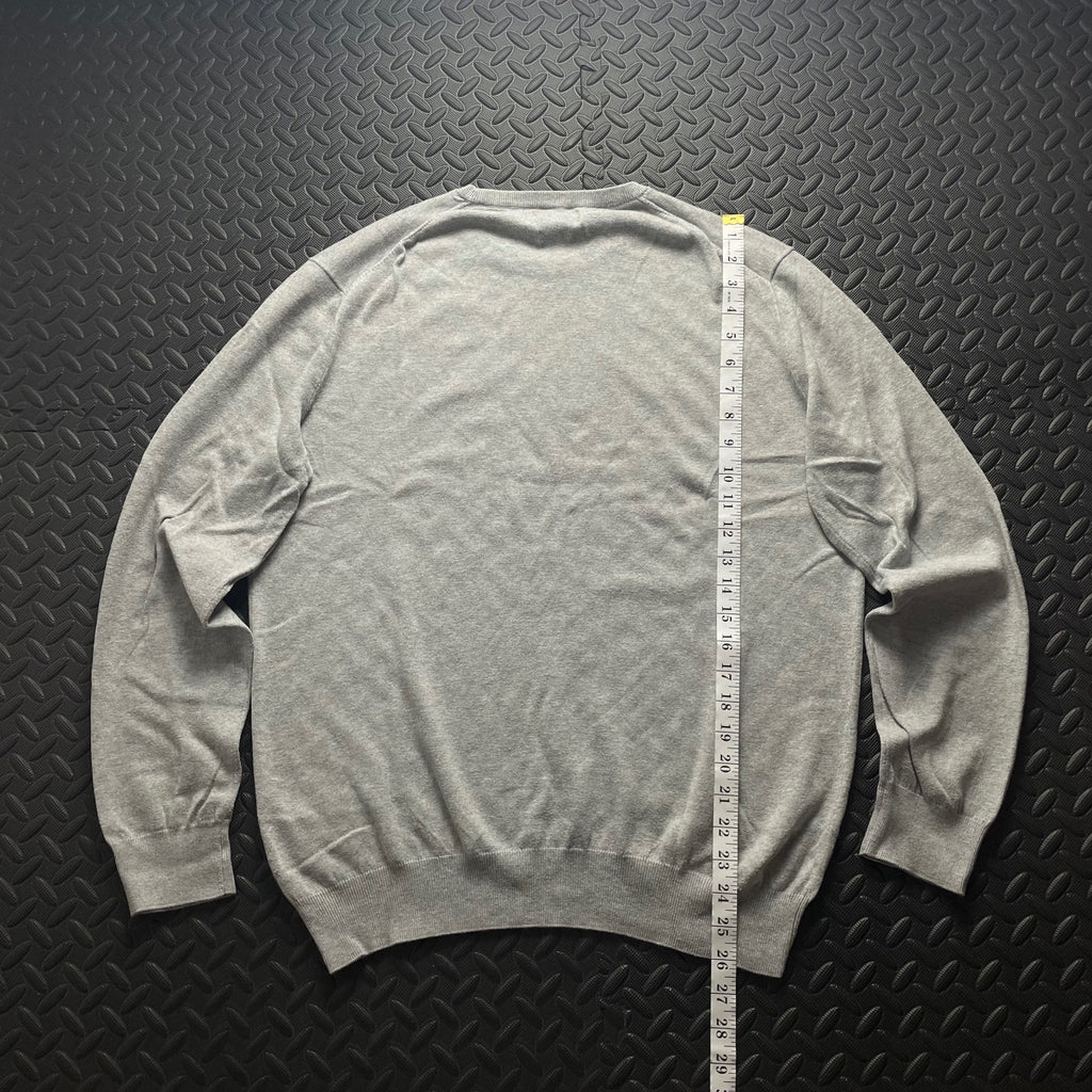 Ralph Lauren Grey Crewneck Jumper | Men’s Slim Fit L / 3686