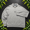 Ralph Lauren Grey 1/4 Zip Jumper | Mens Classic Fit XL / 3787