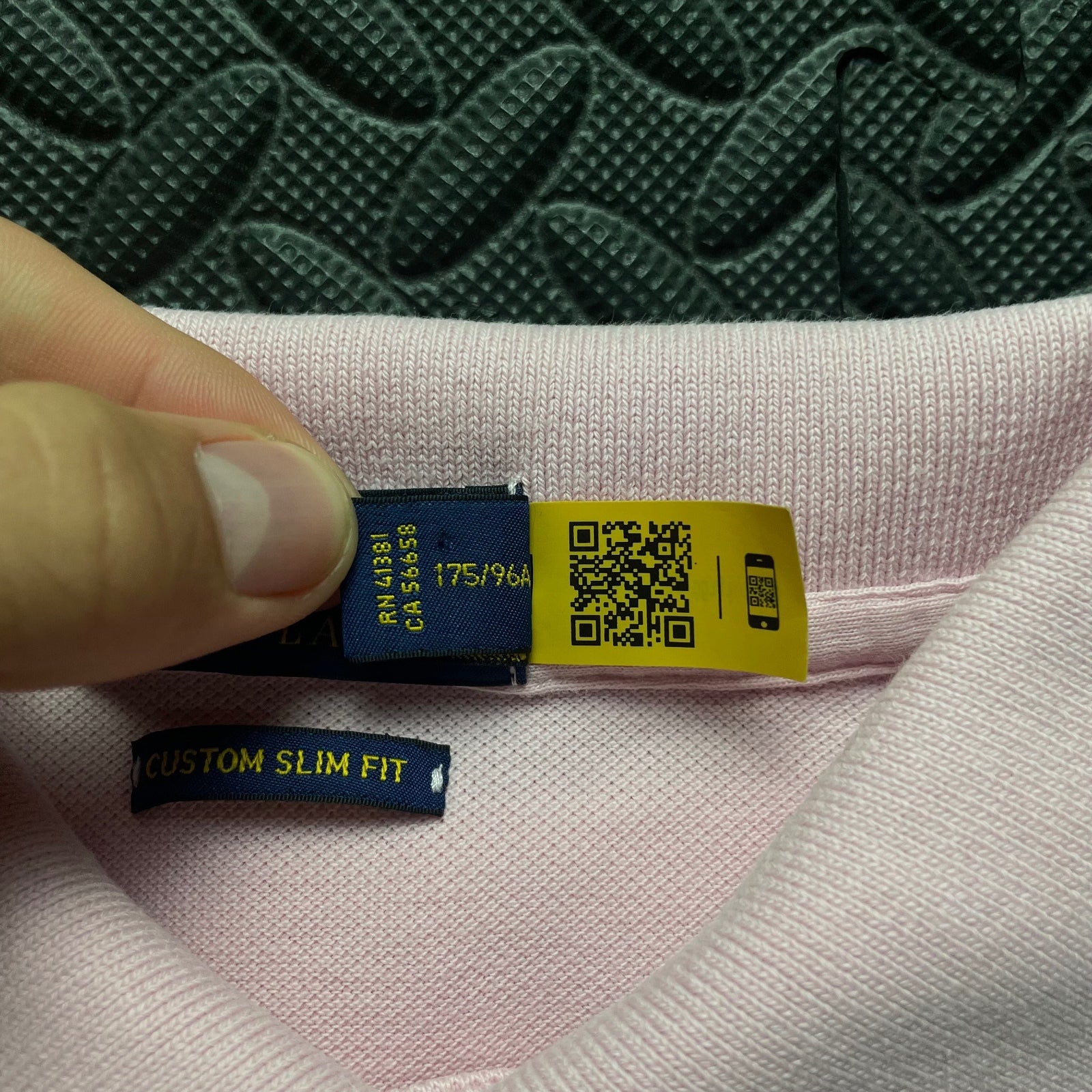 Ralph Lauren Rose Pink Polo Shirt | Men’s Custom Slim Fit M / 3439