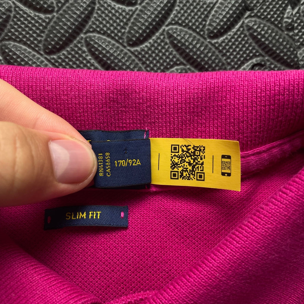 Ralph Lauren Pink Polo Shirt | Men’s Slim Fit S / 3438