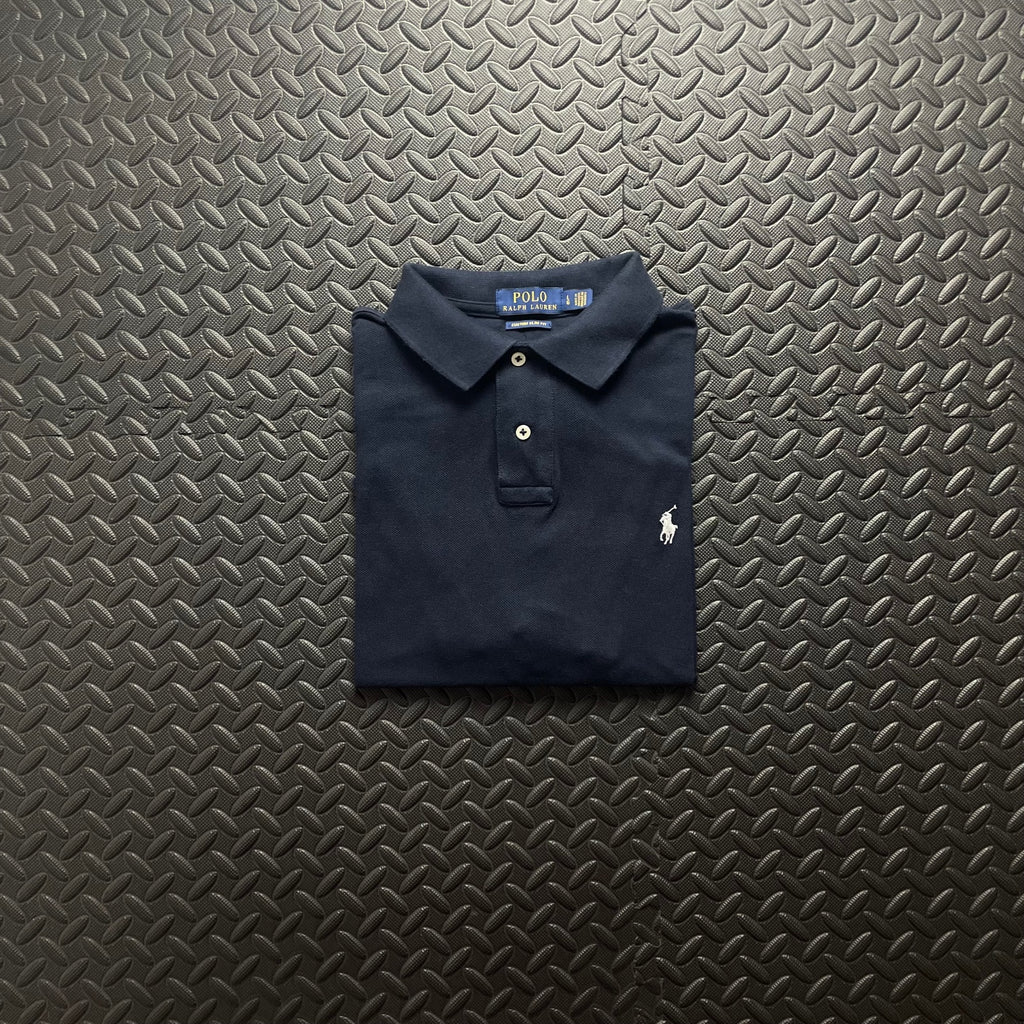Ralph Lauren Navy Polo Shirt | Men’s Custom Slim Fit L / 3425