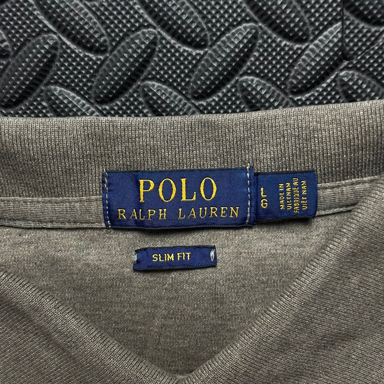 Ralph Lauren Brown Polo Shirt | Men’s Slim Fit L / 3416