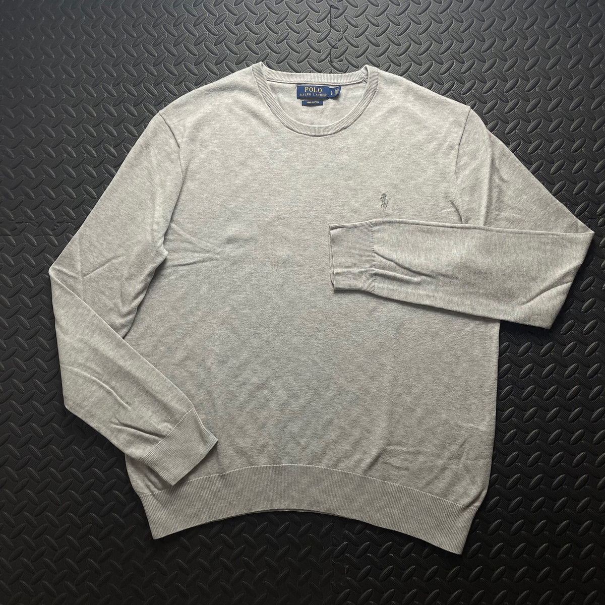 Ralph Lauren Grey Crewneck Jumper | Men’s Classic Fit L / 3685