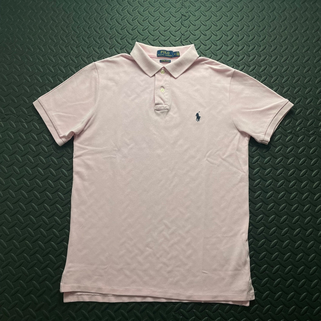 Ralph Lauren Rose Pink Polo Shirt | Men’s Custom Slim Fit M / 3440