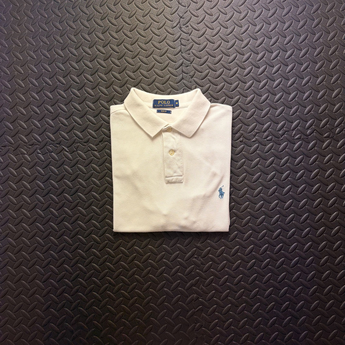 Ralph Lauren White Polo Shirt | Men’s Slim Fit M / 3839