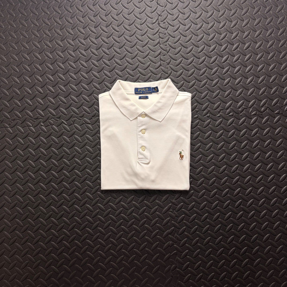 Ralph Lauren White Polo Shirt | Men’s Slim Fit M / 3838