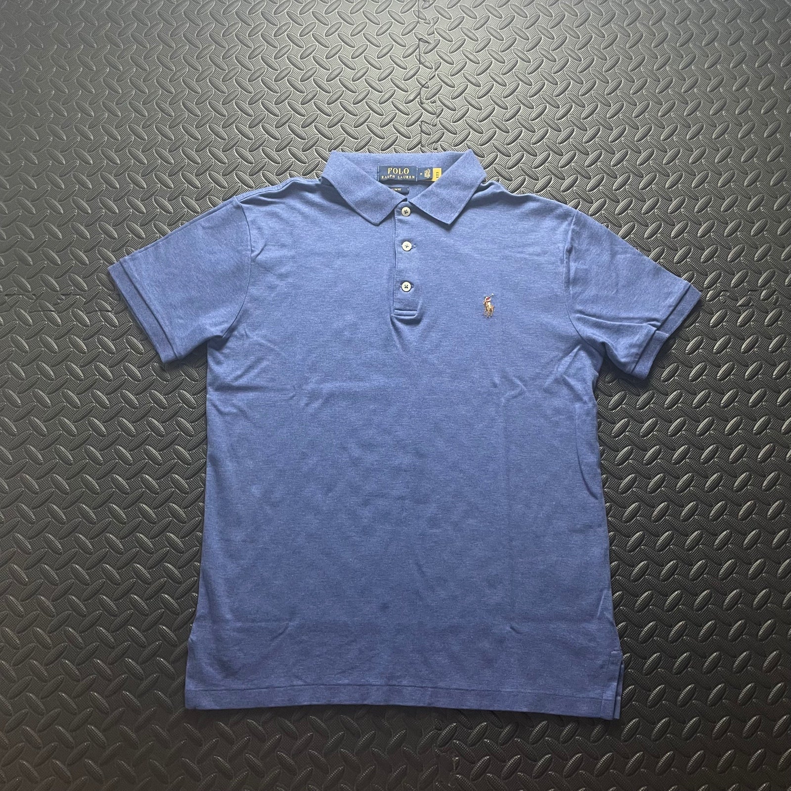 Ralph Lauren Blue Polo Shirt | Men’s Slim Fit M / 3405