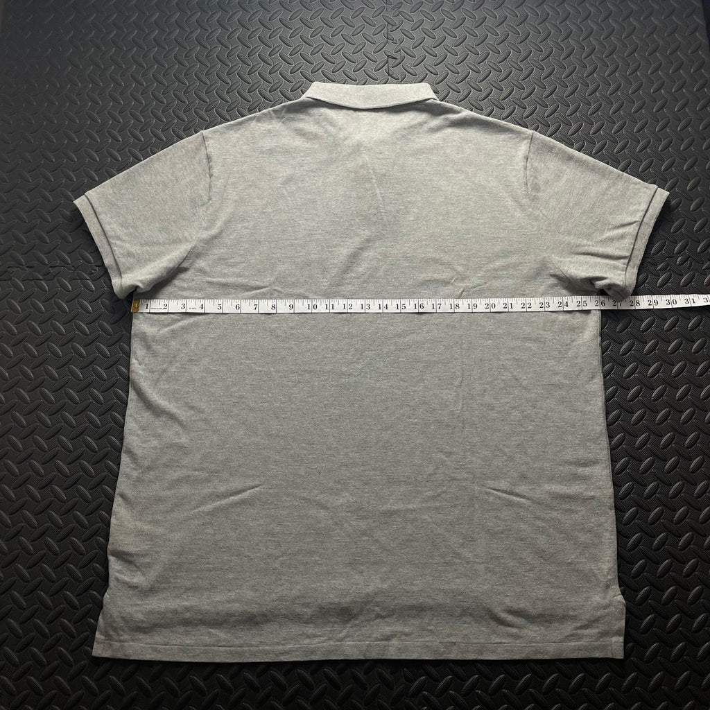 Ralph Lauren Grey Polo Shirt | Men’s Custom Slim Fit XXL / 3748