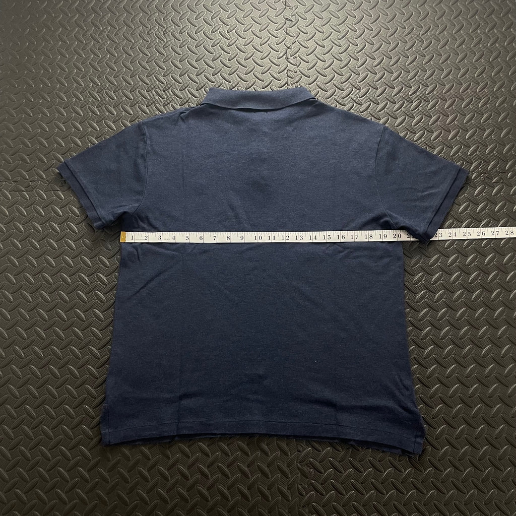 Ralph Lauren Navy Blue Polo Shirt | Men’s Slim Fit L / 3696