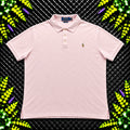 Ralph Lauren Pink Polo Shirt | Men’s Slim Fit XXL / 3820