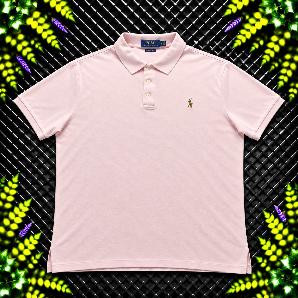 Ralph Lauren Pink Polo Shirt | Men’s Slim Fit XXL / 3820