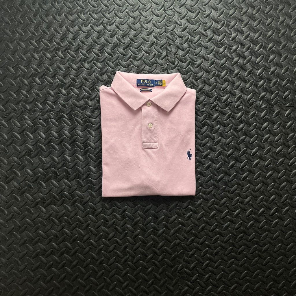 Ralph Lauren Rose Pink Polo Shirt | Men’s Custom Slim Fit M / 3439