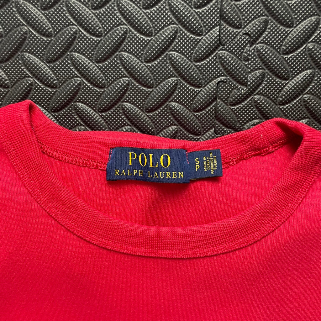 Ralph Lauren Red Crewneck Sweatshirt | Men’s Classic Fit S / 3763