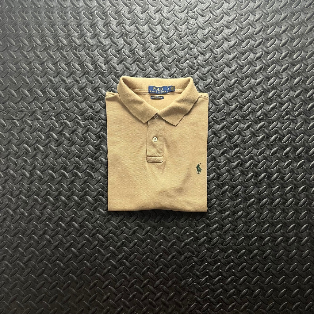 Ralph Lauren Brown Polo Shirt | Men’s Custom Slim Fit L / 3414