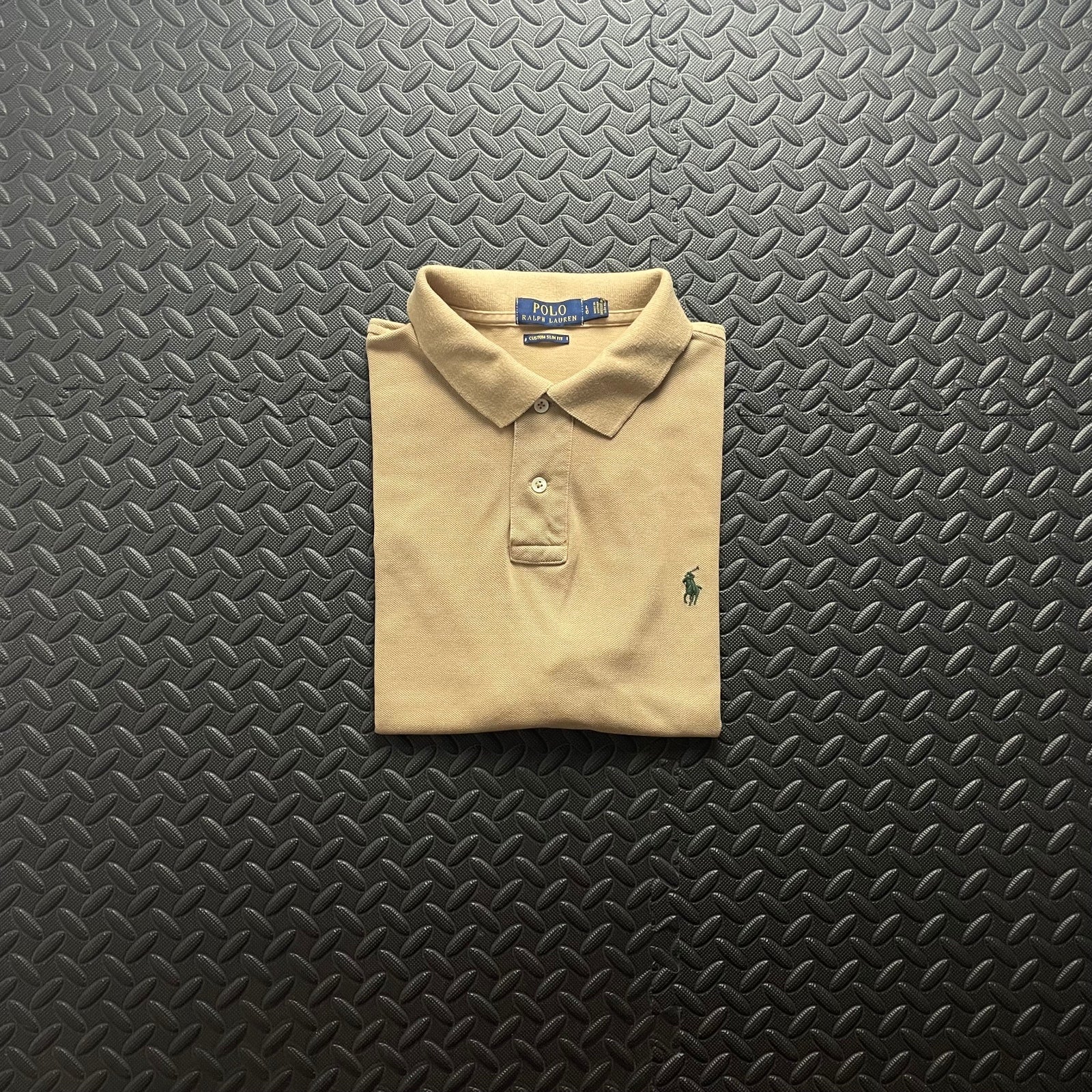 Ralph Lauren Brown Polo Shirt | Men’s Custom Slim Fit L / 3414